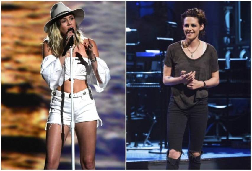 Kristen Stewart y Miley Cyrus son dos artistas controversiales.