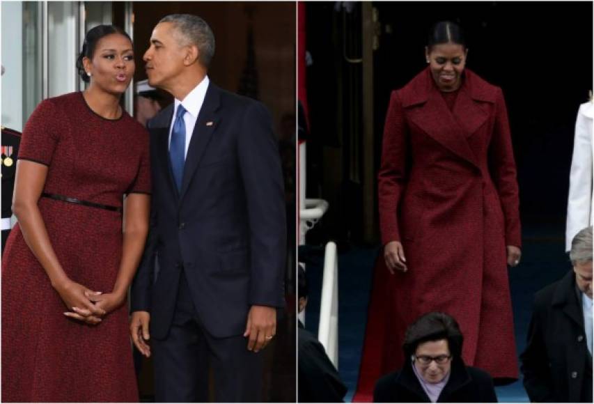 Considera ya un ícono de moda, Michelle Obama, aunque lució discreta y elegante decepcionó con su último look como Primera Dama.