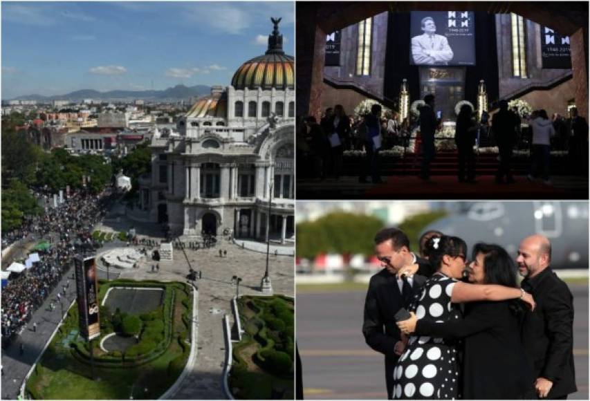 Entre aplausos, lágrimas y al grito de '¡sí se pudo!', miles de mexicanos recibieron este miércoles las cenizas del cantante José José a su llegada al Palacio de Bellas Artes.