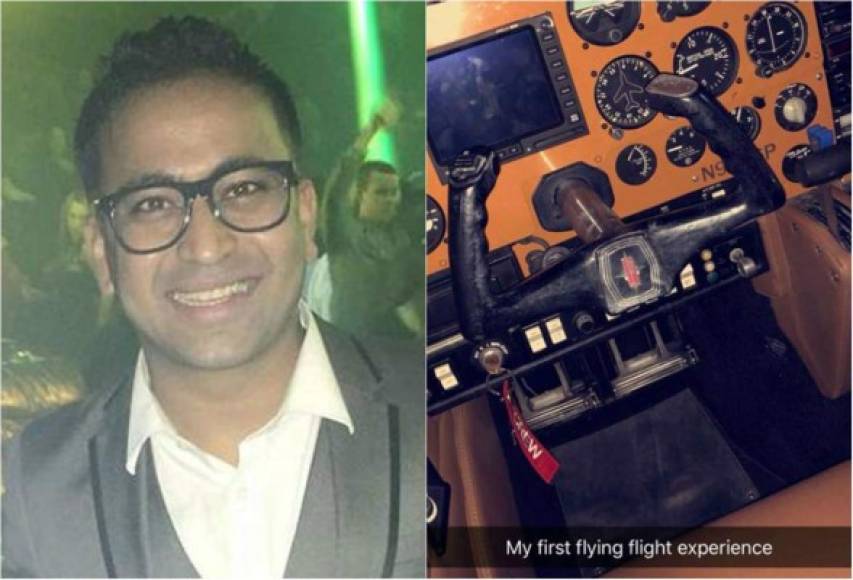 Las autoridades investigan si Patel controlaba la aeronave al momento del accidente.