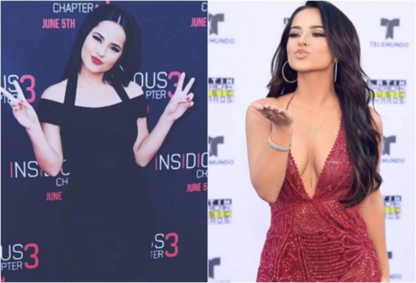 HOLLYWOOD, CALIFORNIA - OCTOBER 17: Becky G accepts the Extraordinary Evolution Award onstage during the 2019 Latin American Music Awards at Dolby Theatre on October 17, 2019 in Hollywood, California. JC Olivera/Getty Images/AFP