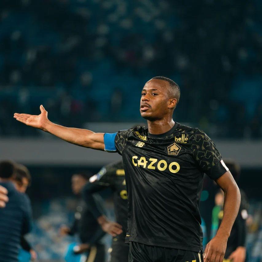 El zaguero central Djaló destaca en el Lille de Francia y el Barcelona lo tiene en la mira.