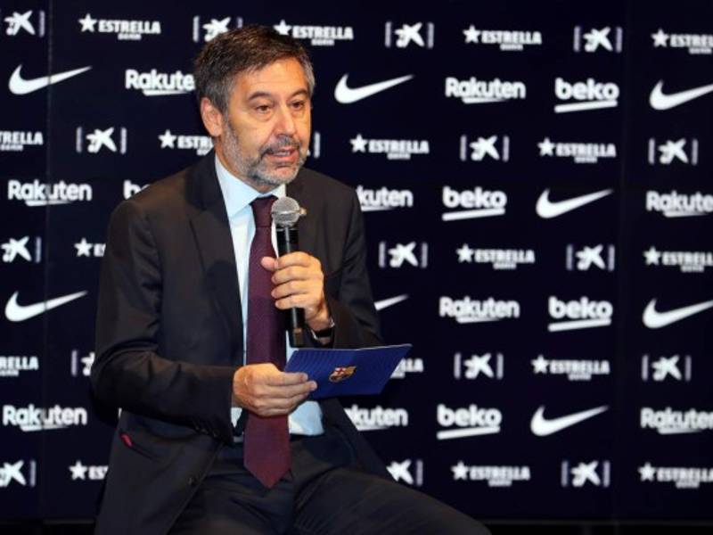 Josep Maria Bartomeu ha sido cuestionado por su labor como presidente del Barcelona. Foto EFE.
