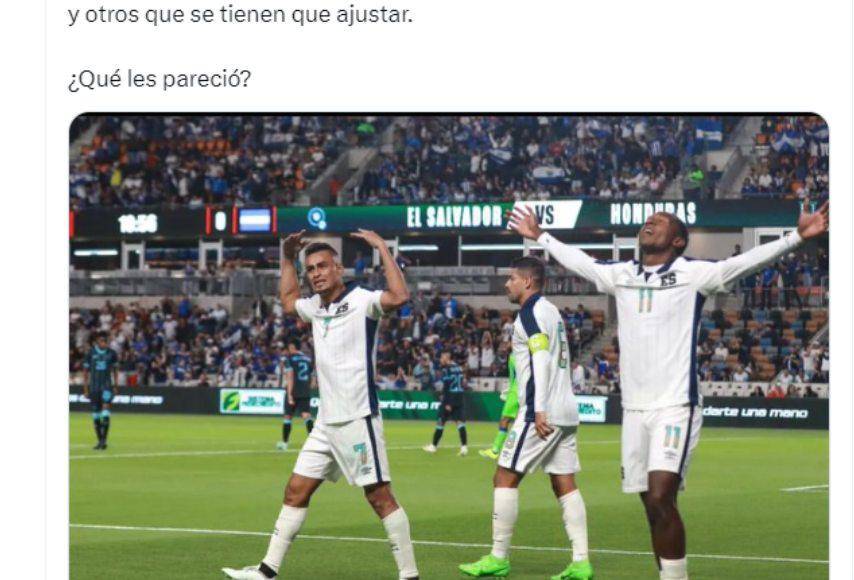 Los salvadoreños salieron satisfechos por el empate ante Honduras.