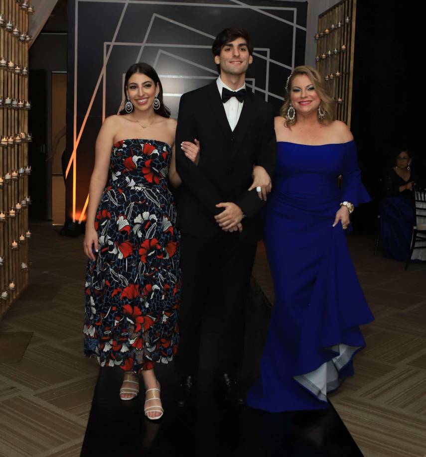 Laurice Maacaroun, Joseph Maacaroun y Denia Sabillón