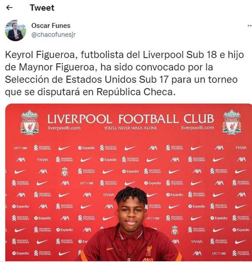 Diversos periodistas hondureños lamentaron el hecho que Keyrol Figueroa fue convocado por Estados Unidos y no Honduras.