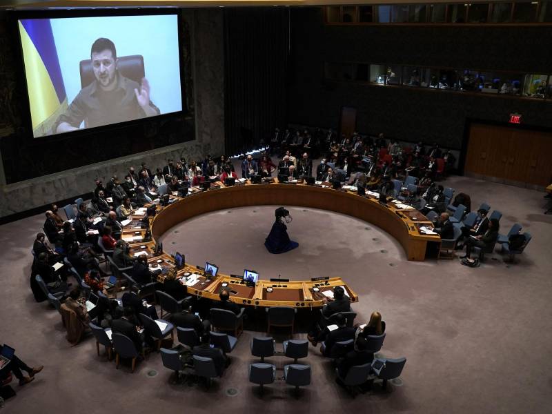 Zelenski presentó las imágenes de la masacre en Bucha al Consejo de Seguridad de la ONU para exigir sanciones contra Rusia.