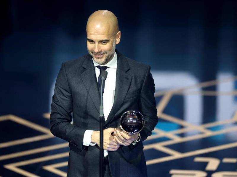 Pep Guardiola ganó por delante de Simone Inzaghi, del Inter de Milán, y Luciano Spalletti.
