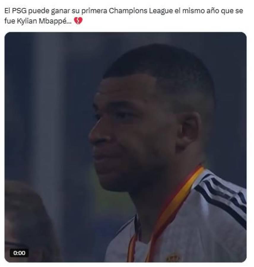 Memes humillan a Mbappé: burlas tras pase del PSG a la gran final de Champions