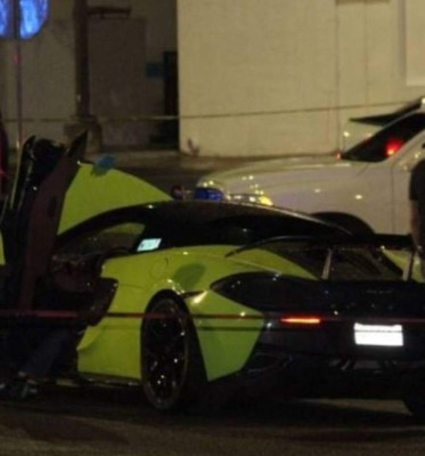 Iván Chaparro Moreno, alias el Frank, fue asesinado a balazos cuando se encontraba en su lujoso auto deportivo marca McLaren.