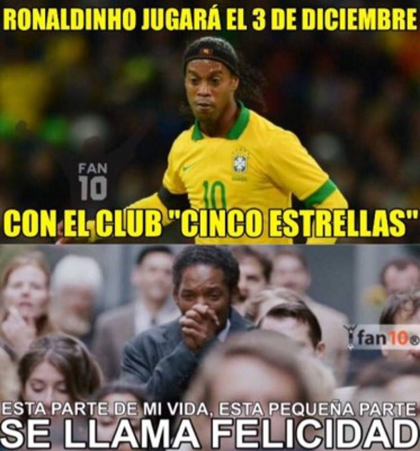 ¡Ronaldinho irá a México!