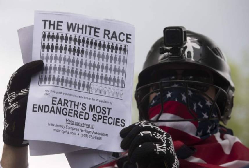 Los organizadores pidieron llevar solo banderas de Estados Unidos y de los Estados Confederados, pero evitar emblemas neo-nazis.