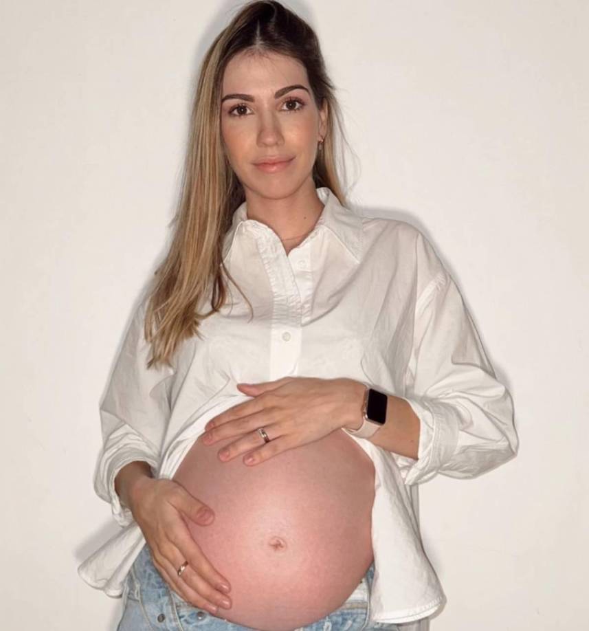 Catalina mostró en sus redes sociales como iba su embarazo y en las últimas horas ya dio a luz. 