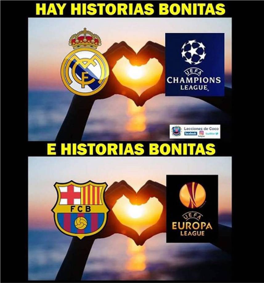 Memes: Barcelona, otra vez sufre las burlas tras quedar fuera de Champions y caer a la Europa League