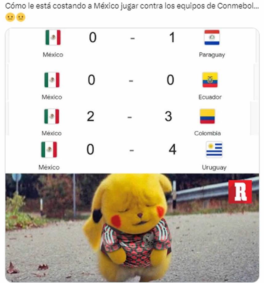 Memes: México es goleado por Uruguay y sufre las burlas antes de la Copa América