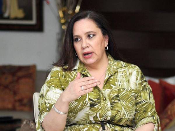 Ana García, precandidata a la presidencia por el Partido Nacional.