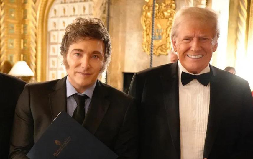 Trump invita a Javier Milei a su ceremonia de investidura presidencial