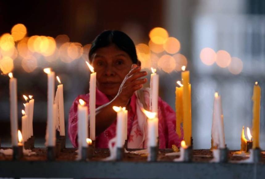 Doña Femelicia Sánchez viajó desde Florida, Marcala, La Paz