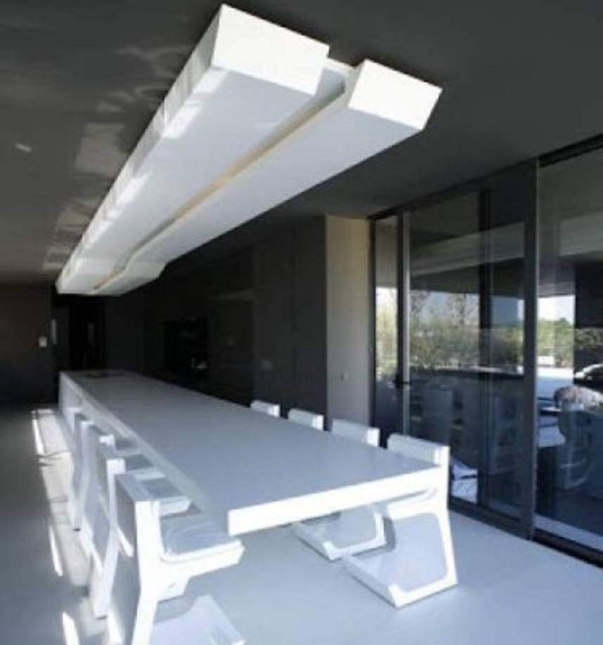 Este es el comedor de la casa de CR7.