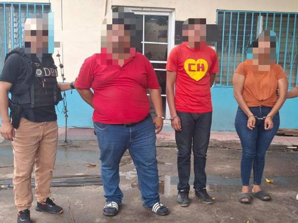 Capturan a una mujer y a dos hombres acusados de explotación y abuso sexual en Choluteca.
