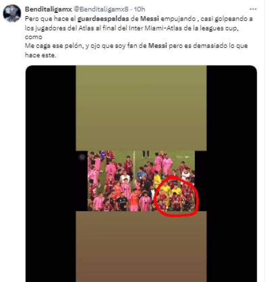 Guardaespaldas de Messi provocó enfado: lo que hizo indignó a México