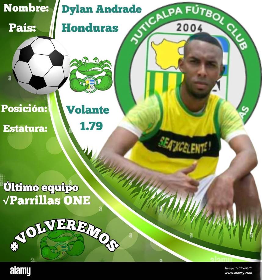 Dylan Andrade: Mundialista en Sub-17 y Sub-20 de Honduras que ha sido anunciado como fichaje del Juticalpa FC de la Liga de Ascenso.