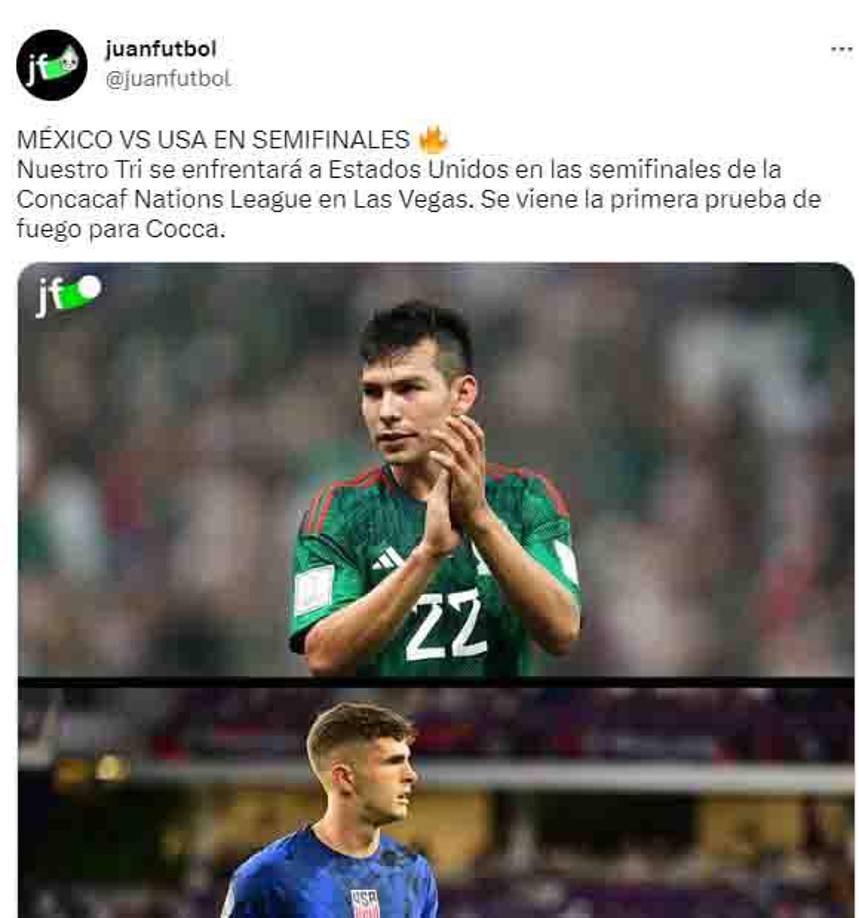 Los mexicanos han reaccionado con temor ya que una vez más se verán las caras ante Estados Unidos.