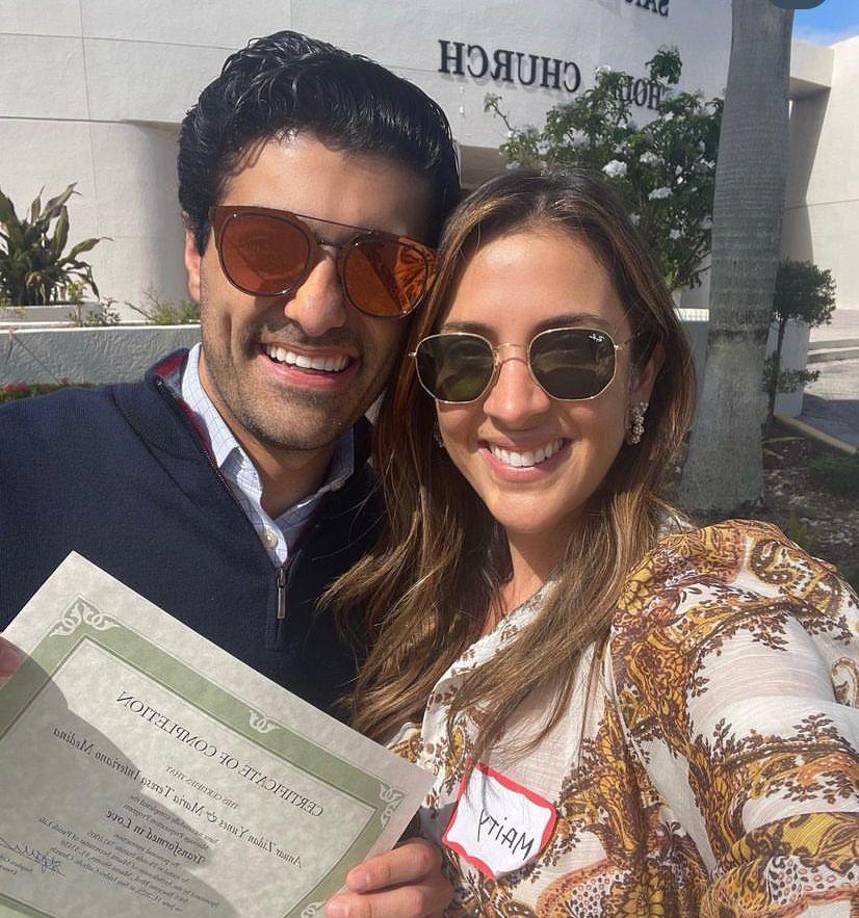 A ella le tomó “siete meses de mucho trabajo” planear la boda en la que hubo un menú “mexicohondureño”, una mezcla de los orígenes de ella y de su marido.