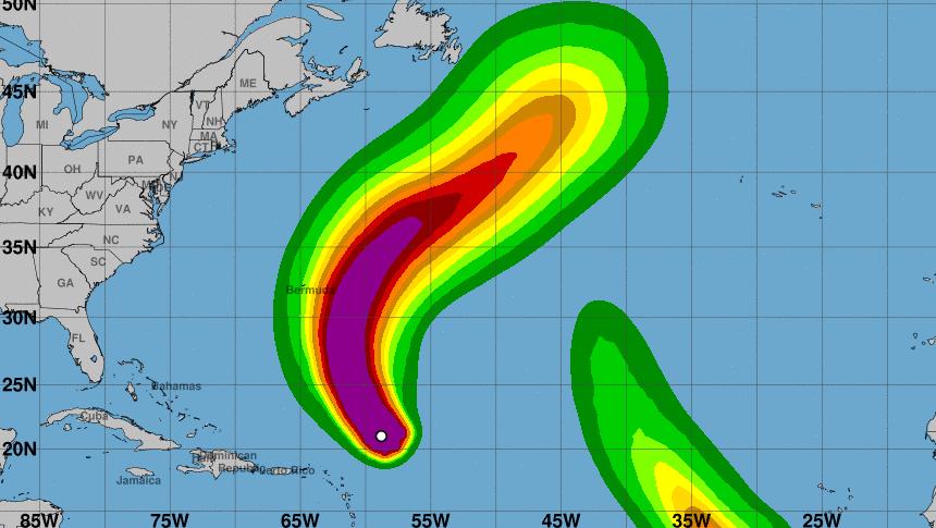 El huracán Sam y la tormenta Víctor se fortalecen en el Atlántico