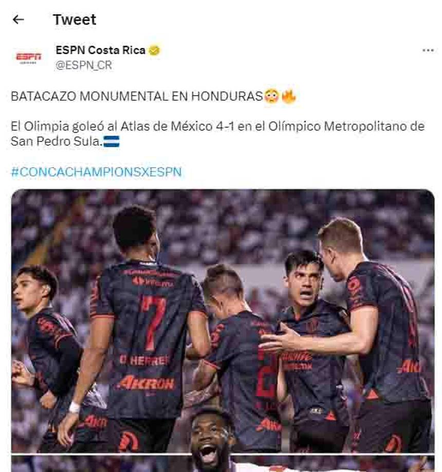 “Ridículo”: Enfado en México tras paliza de Olimpia al Atlas