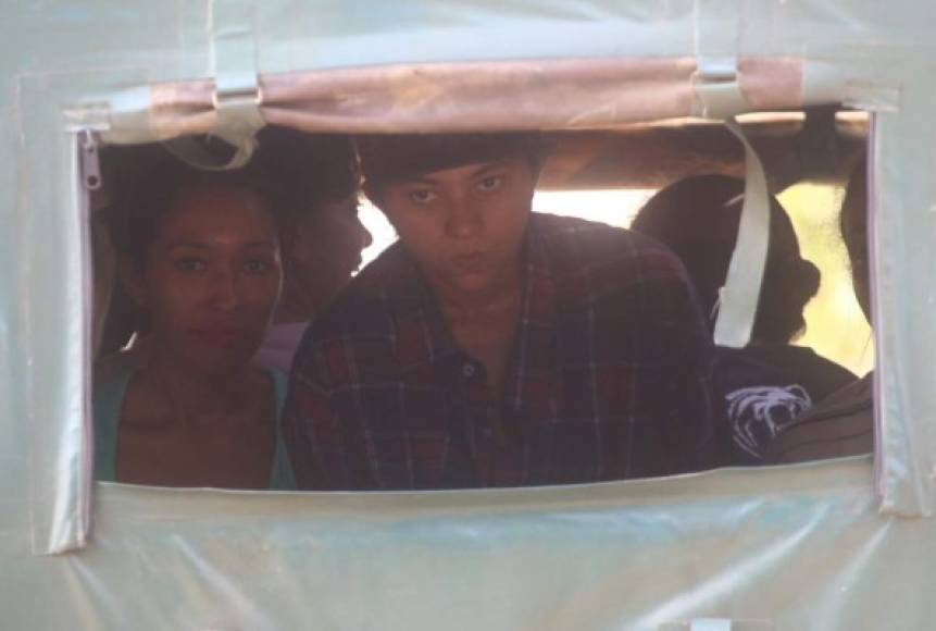 Las mujeres fueron trasladadas a Támara bajo fuertes medidas de seguridad.