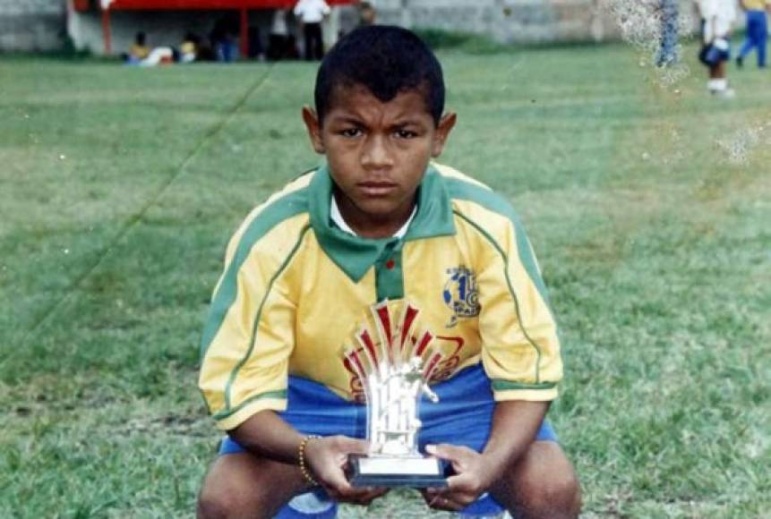 Desde pequeño, Mario Martínez ya destacaba con la pelota en los pies.