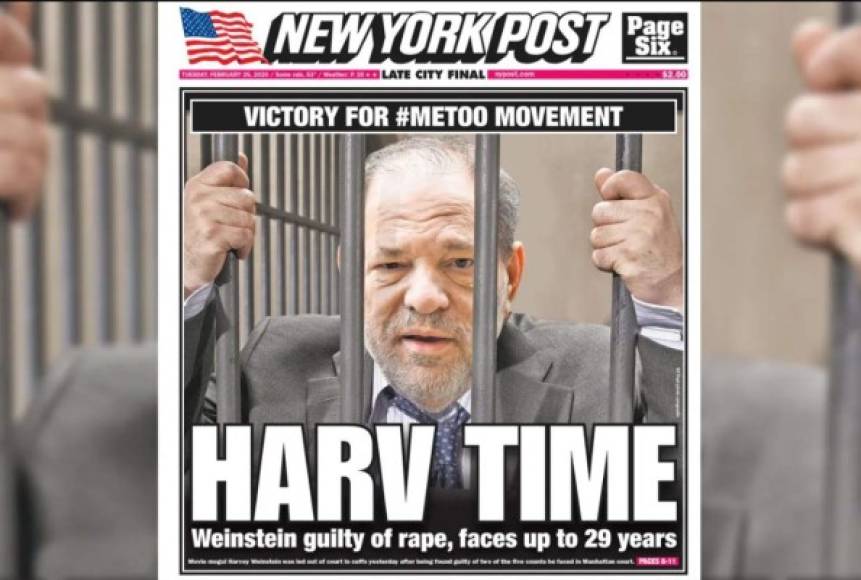 En las poco más de seis semanas de juicio, el potente equipo legal de Weinstein, formado por cinco abogados, se presentó con el claro objetivo de desacreditar a las denunciantes, una táctica con la que no consiguió esquivar dos de los cargos y por los que se le podría condenar a una pena máxima de 29 años de cárcel.
