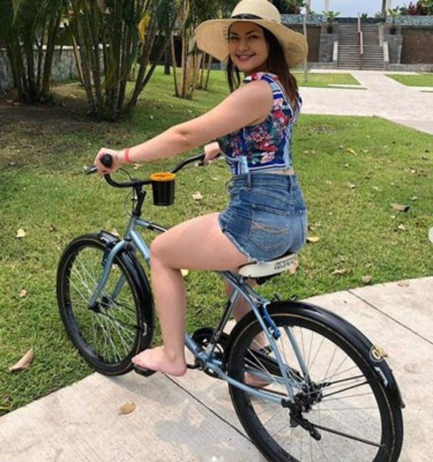 La encantadora novia de Romell Quioto ha pasado unos días de relax en su natal Santa Bárbara.