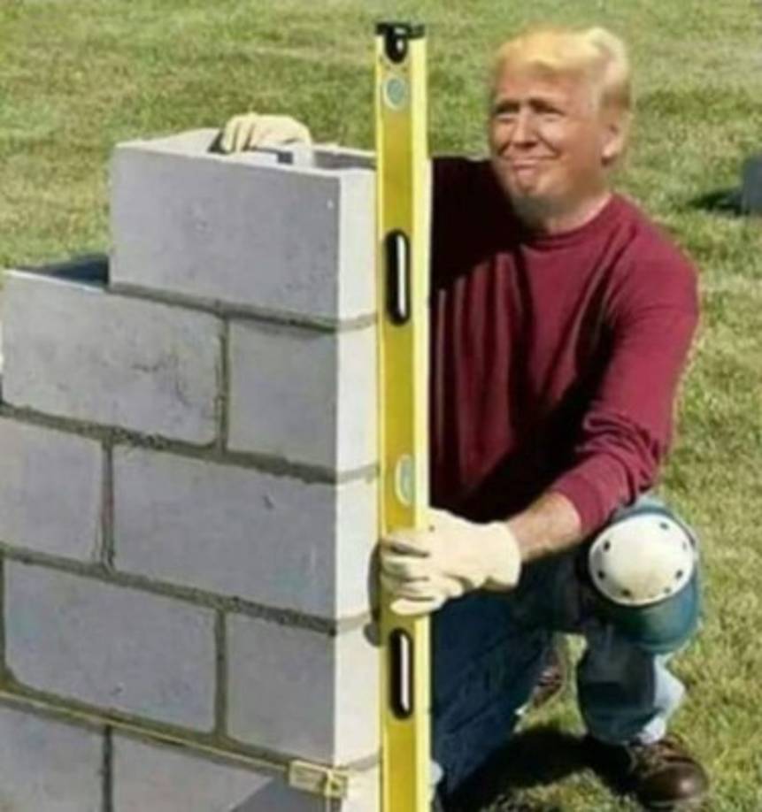 El magnate firmó un decreto el miércoles pasado para anunciar la construcción del muro.