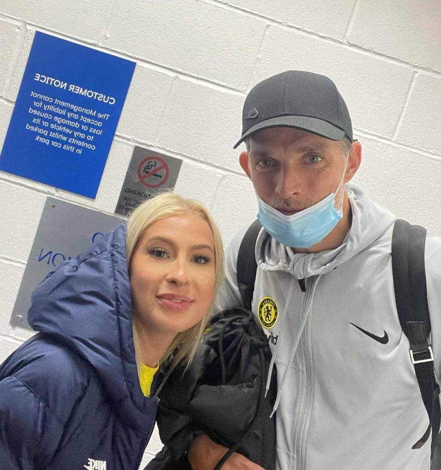 La boxeadora también ha asistido a varios de los partidos de los Blues e incluso ha aprovechado a tomarse fotografía con el que fue su entrenador en ese momento, Thomas Tuchel.