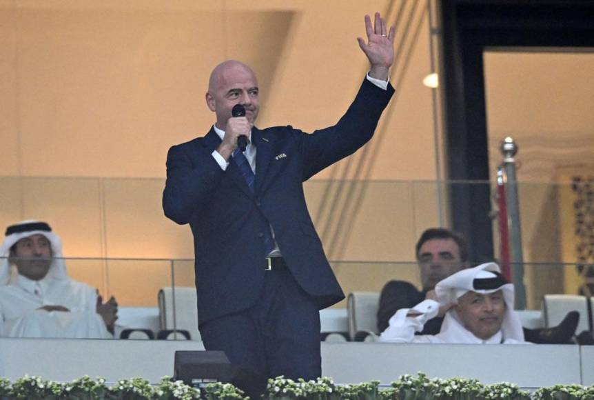 El presidente de la FIFA, Gianni Infantino, dio la bienvenida al Mundial de Qatar 2022.