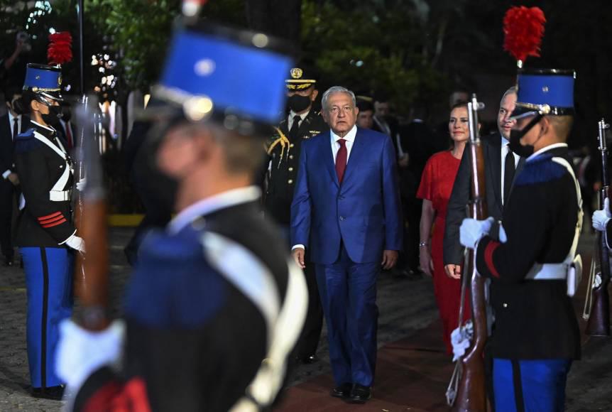 Imágenes de la histórica visita del presidente López Obrador a Honduras