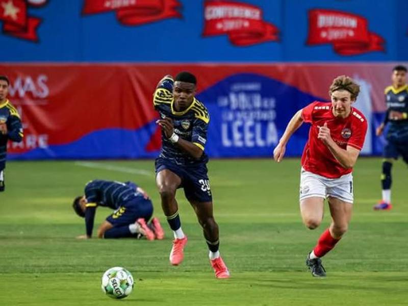 <b>Daniel Carter Bodden en uno de sus partidos con el Locomotive El Paso.</b>