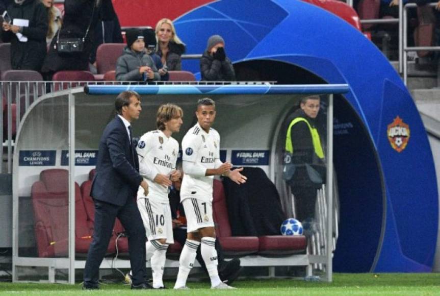 Julen Lopetegui tuvo que acudir a a Modric y Mariano para poder darle la vuelta al partido pero ambos futbolistas poco o nada aportaron.
