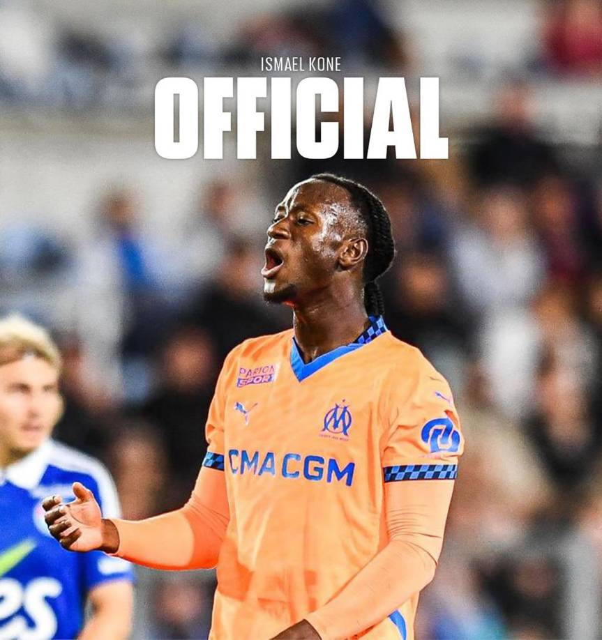 Ismael Koné, jugador del Marsella, jugará cedido hasta final de temporada en el Rennes. El conjunto francés paga un millón de euros por la cesión y se reserva una opción de compra de 14 millones según informan diferentes medios por el futbolista canadiense.