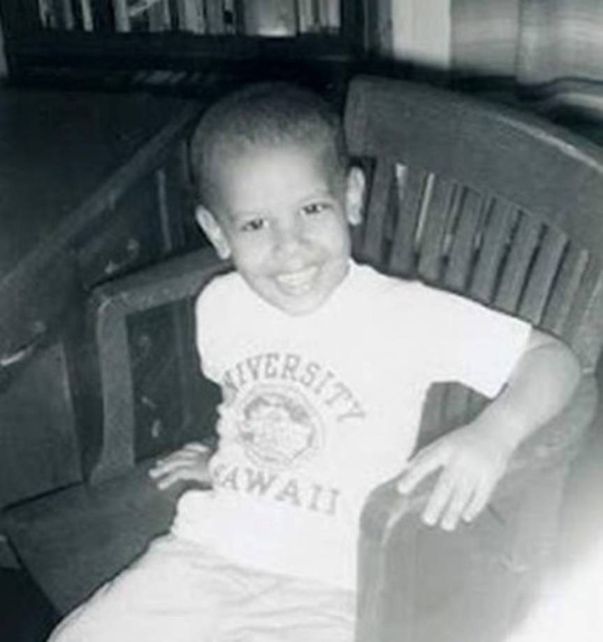 Quien iba de pensar que este pequeño se convertiría en el primer afroamericano en ser presidente de Estados Unidos.