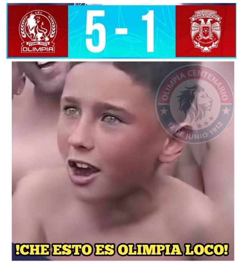 Memes destrozan a Marathón tras la paliza de Olimpia en el clásico