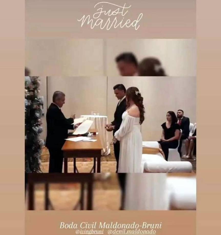 El defensa catracho de 24 años se casó la noche del miércoles con su prometida Iving Bruni en una hermosa ceremonia.