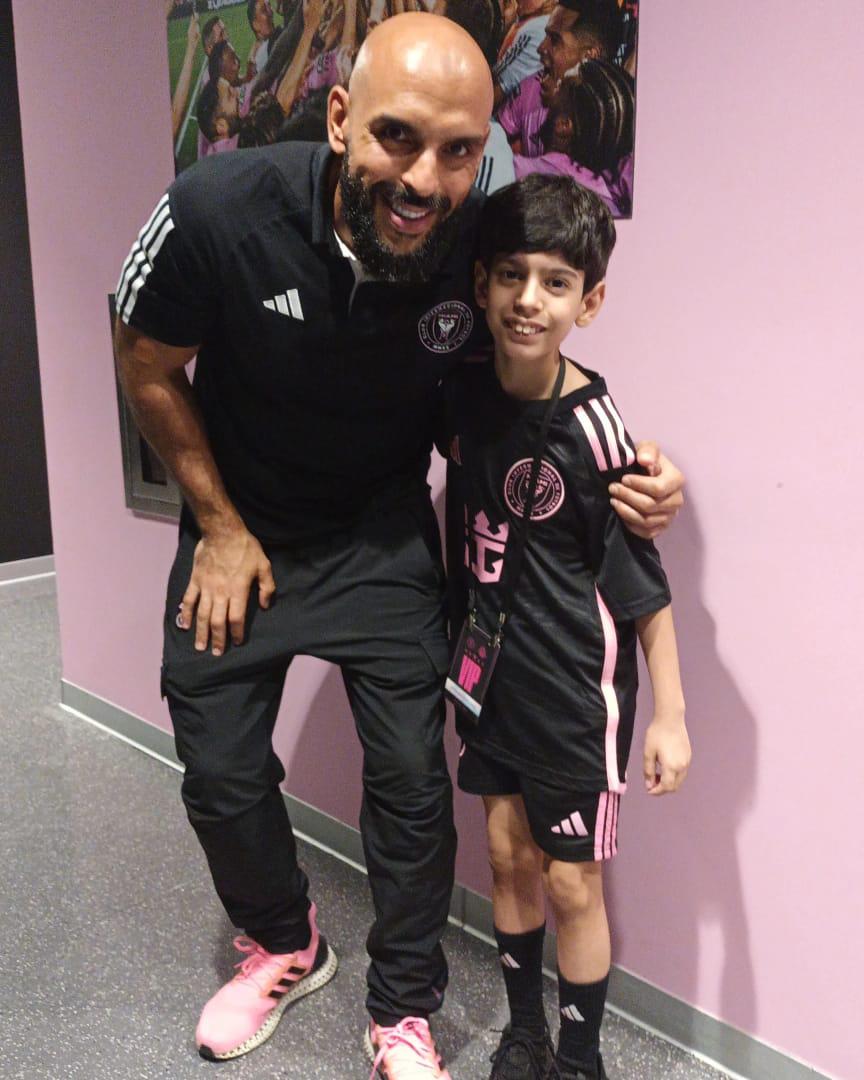 Josué, el niño hondureño que compartió con Messi y el Inter Miami