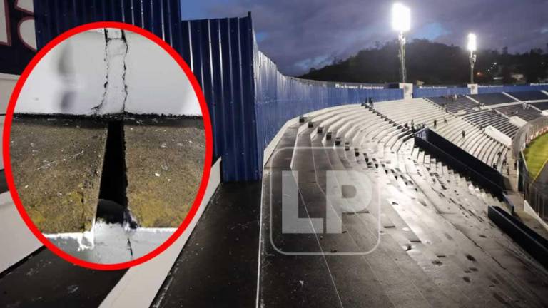 La Conapid movió las láminas que tapaban las graderías para habilitar esa zona.