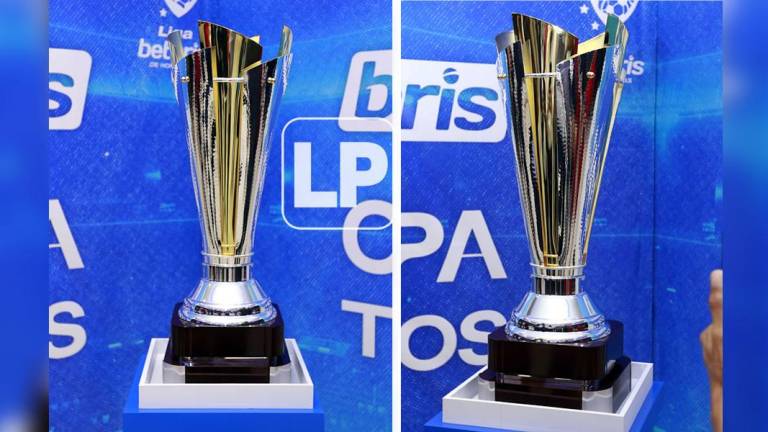Así es la Copa Betcris que levantará el campeón del Torneo Apertura 2021 de la Liga Nacional de Honduras.