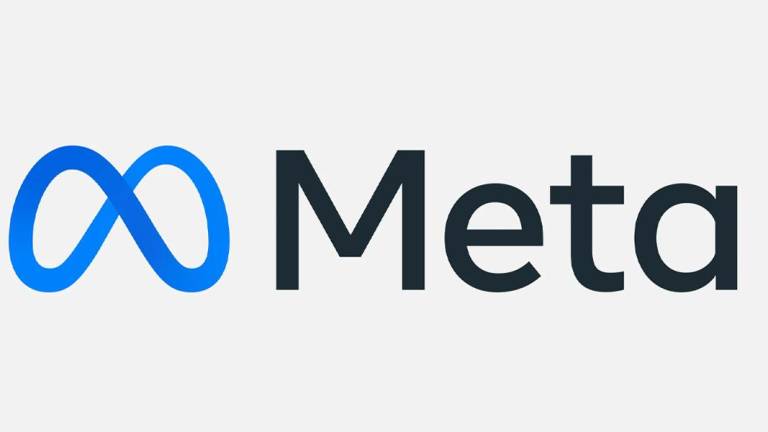 Fotografía de archivo del logo de Meta.