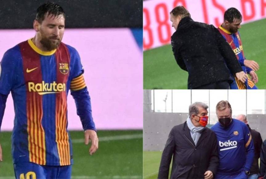 Medios españoles han revelado la lista de refuerzos que Lionel Messi le ha pedido a la junta directiva del Barcelona para aceptar finalmente renovar con el cuadro culé. Fotos AFP.