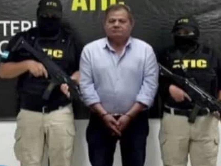 La imagen de Romeo Vásquez siendo capturado es un montaje
